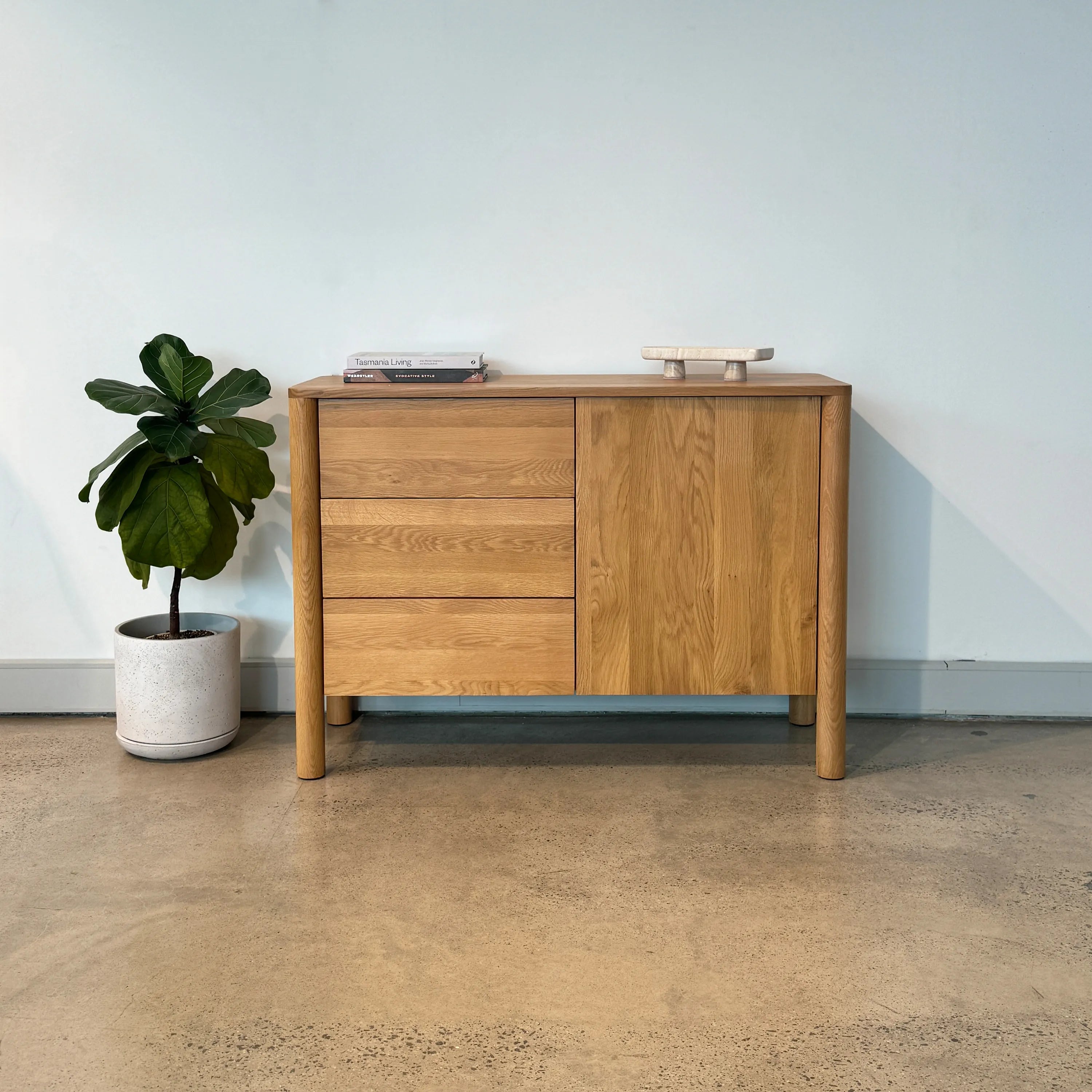 Olivia Sideboard 47" x 18" Solid American Oak