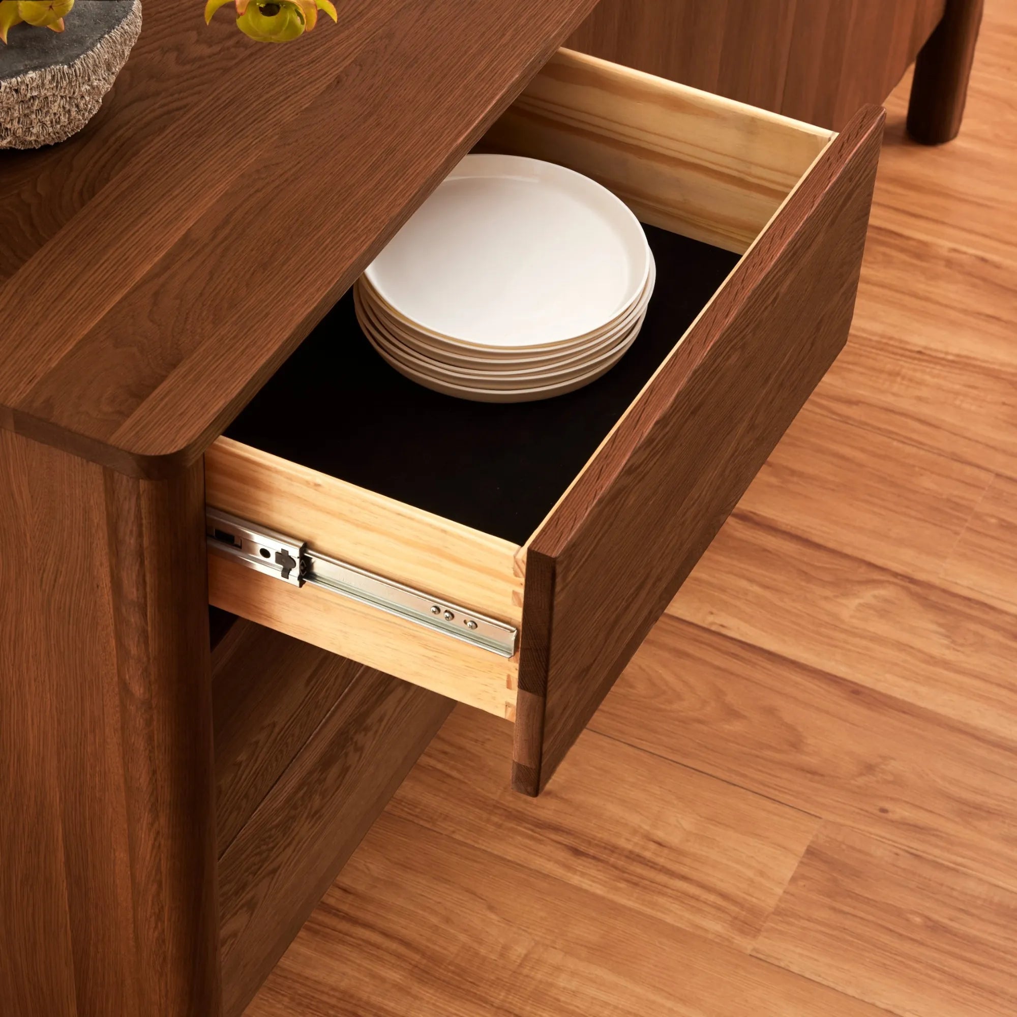 Olivia Sideboard 47" x 18" Solid American Walnut