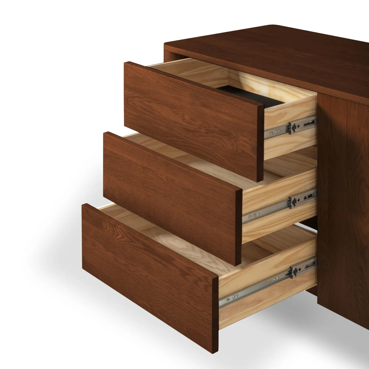 Olivia Sideboard 47" x 18" Solid American Walnut