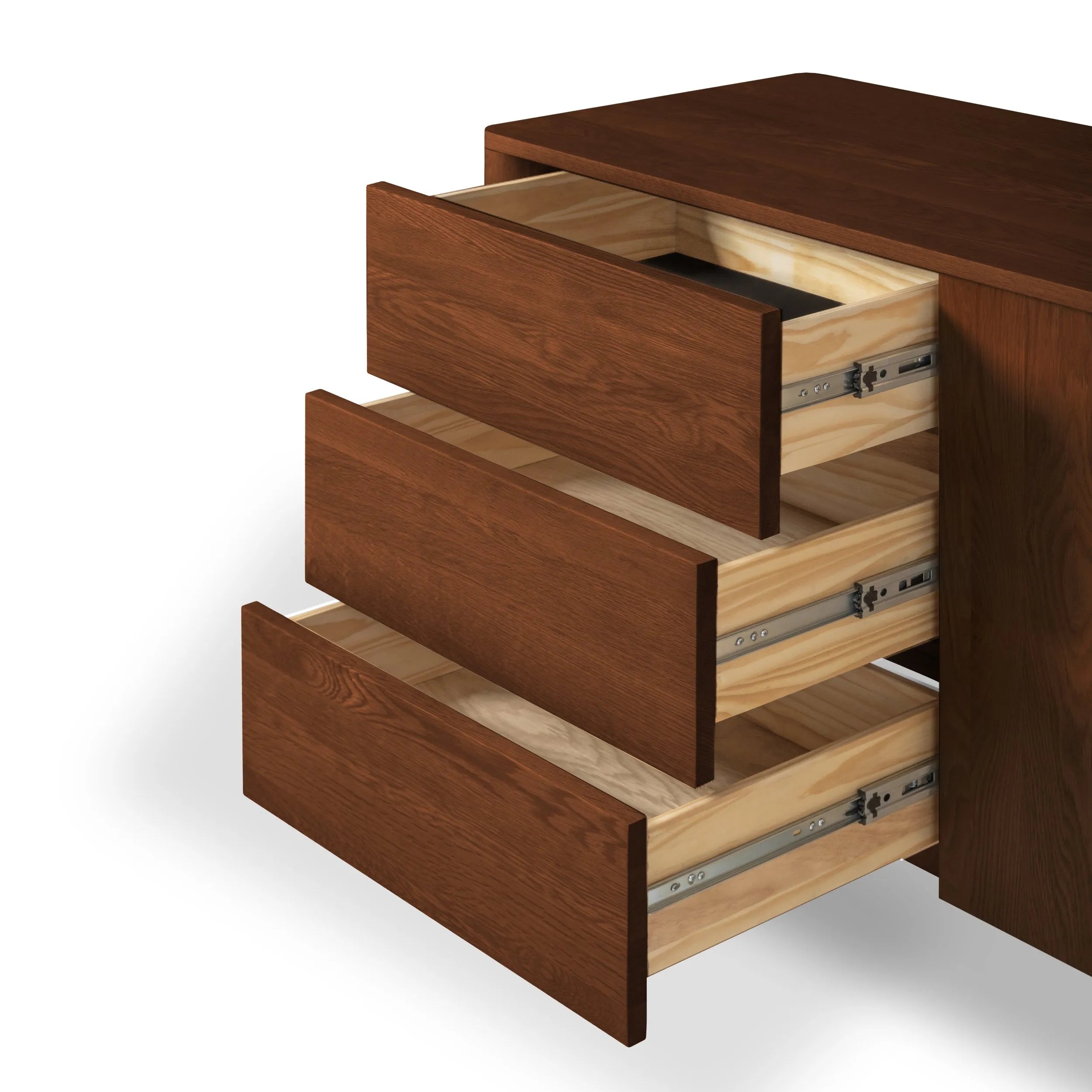 Olivia Sideboard 71" x 18" Solid American Walnut