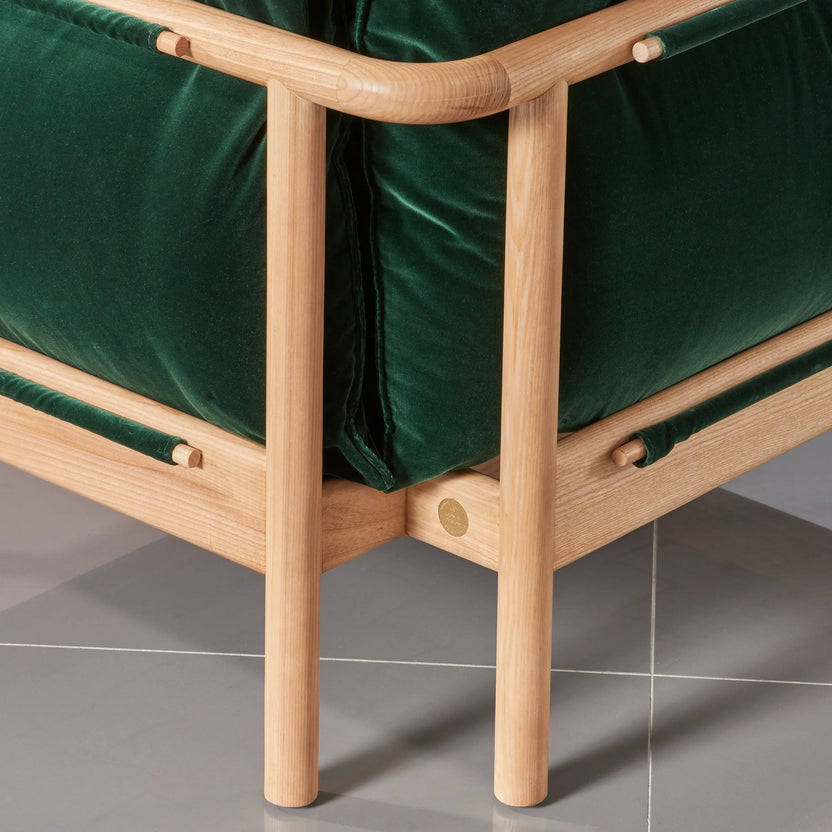 Olivia Sofa Solid American Oak