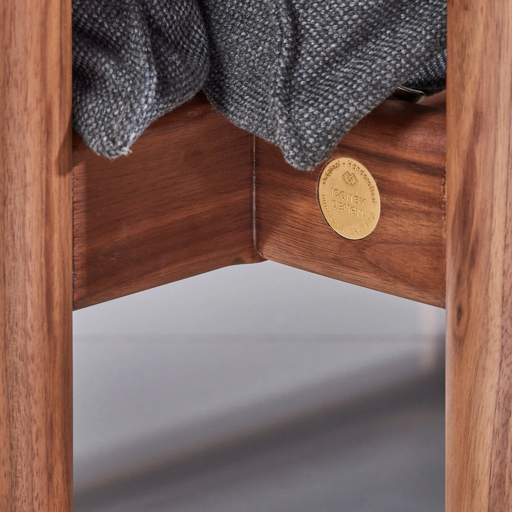 Olivia Sofa Solid American Walnut