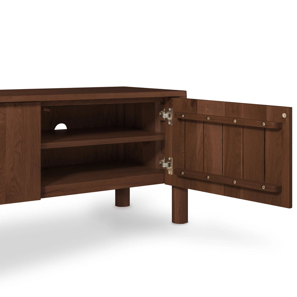 Olivia TV and Media Console 71" x 18" Solid American Walnut