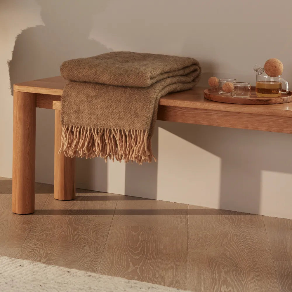 Otto Bench Solid American Oak
