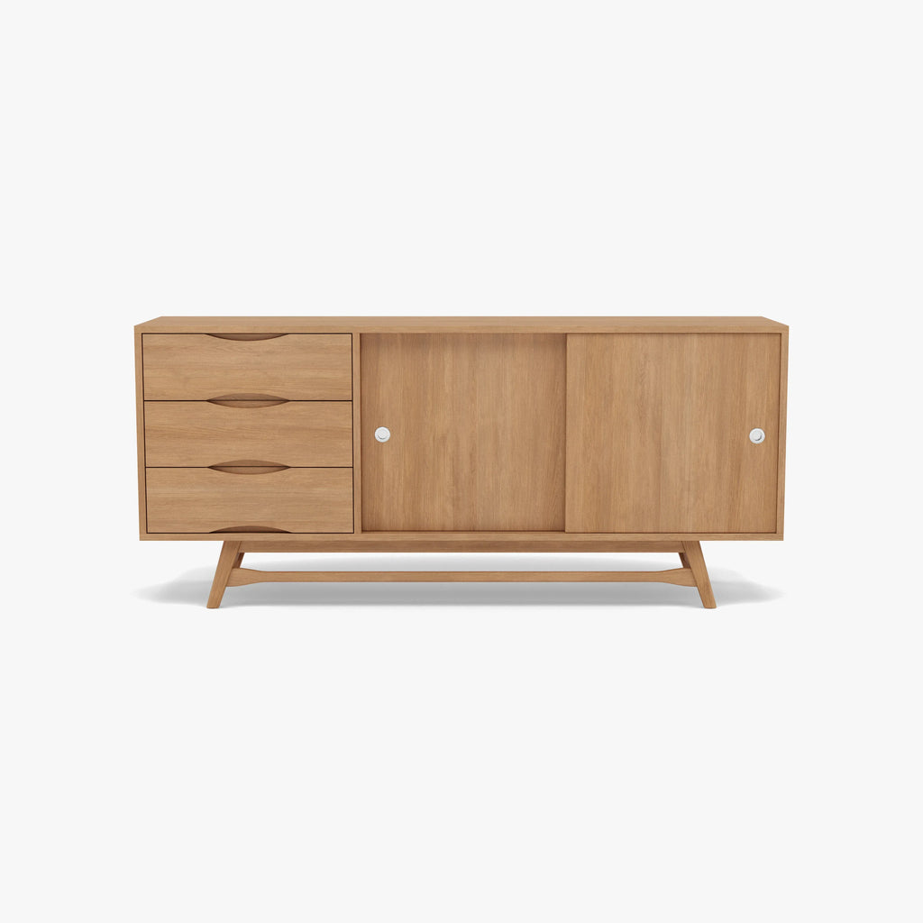 Svend Sideboard 71" x 18" Solid American Oak