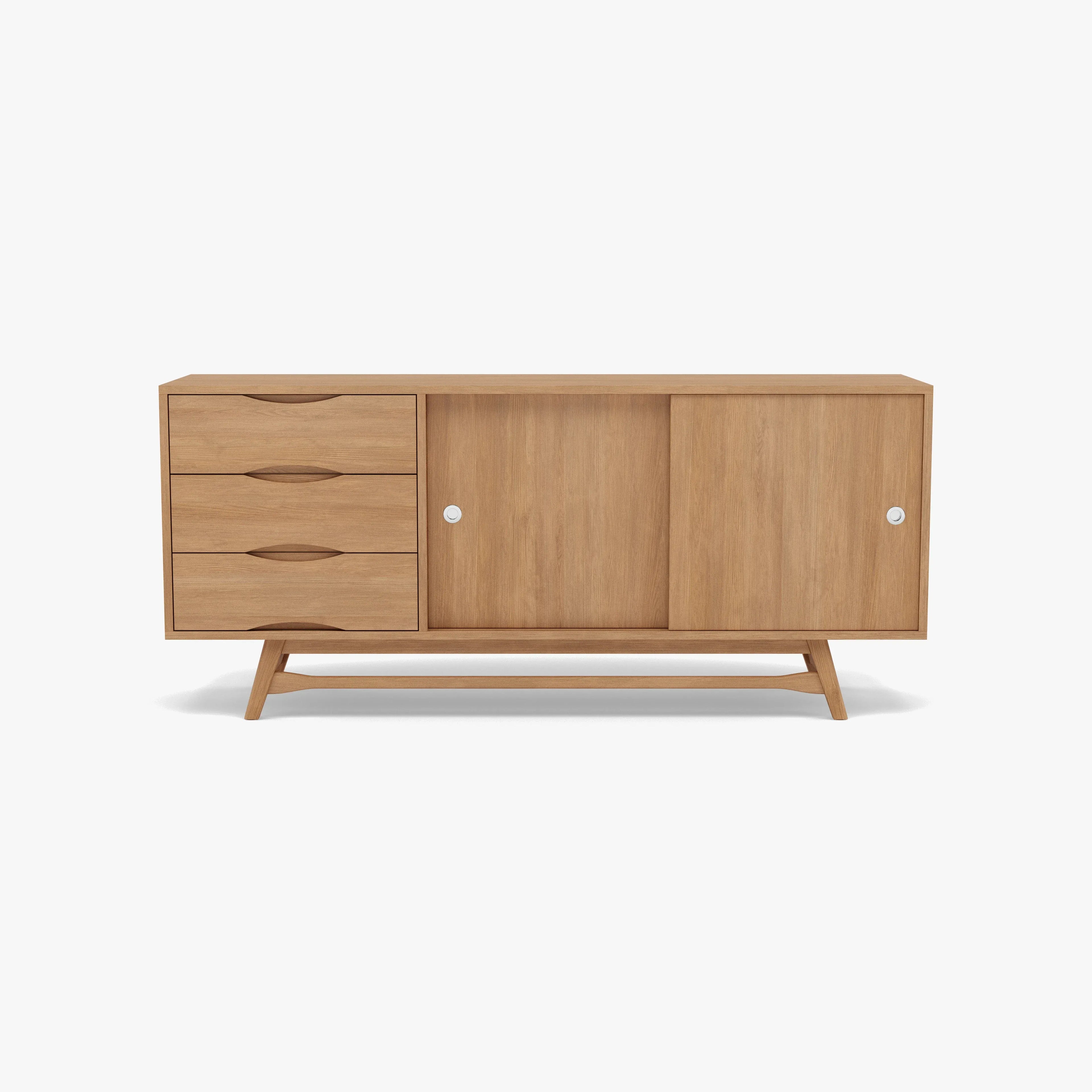 Svend Sideboard 71" x 18" Solid American Oak