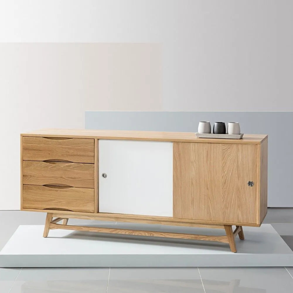 Svend Sideboard 71" x 18" Solid American Oak