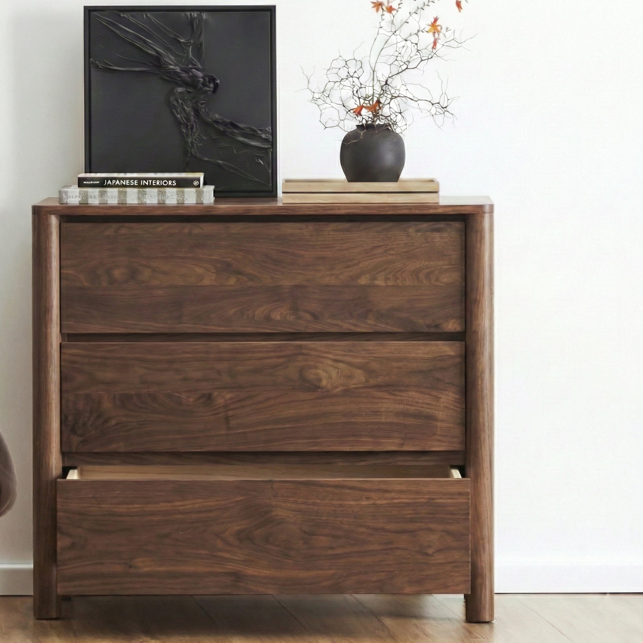 brown solid wood dresser Covetown Dresser