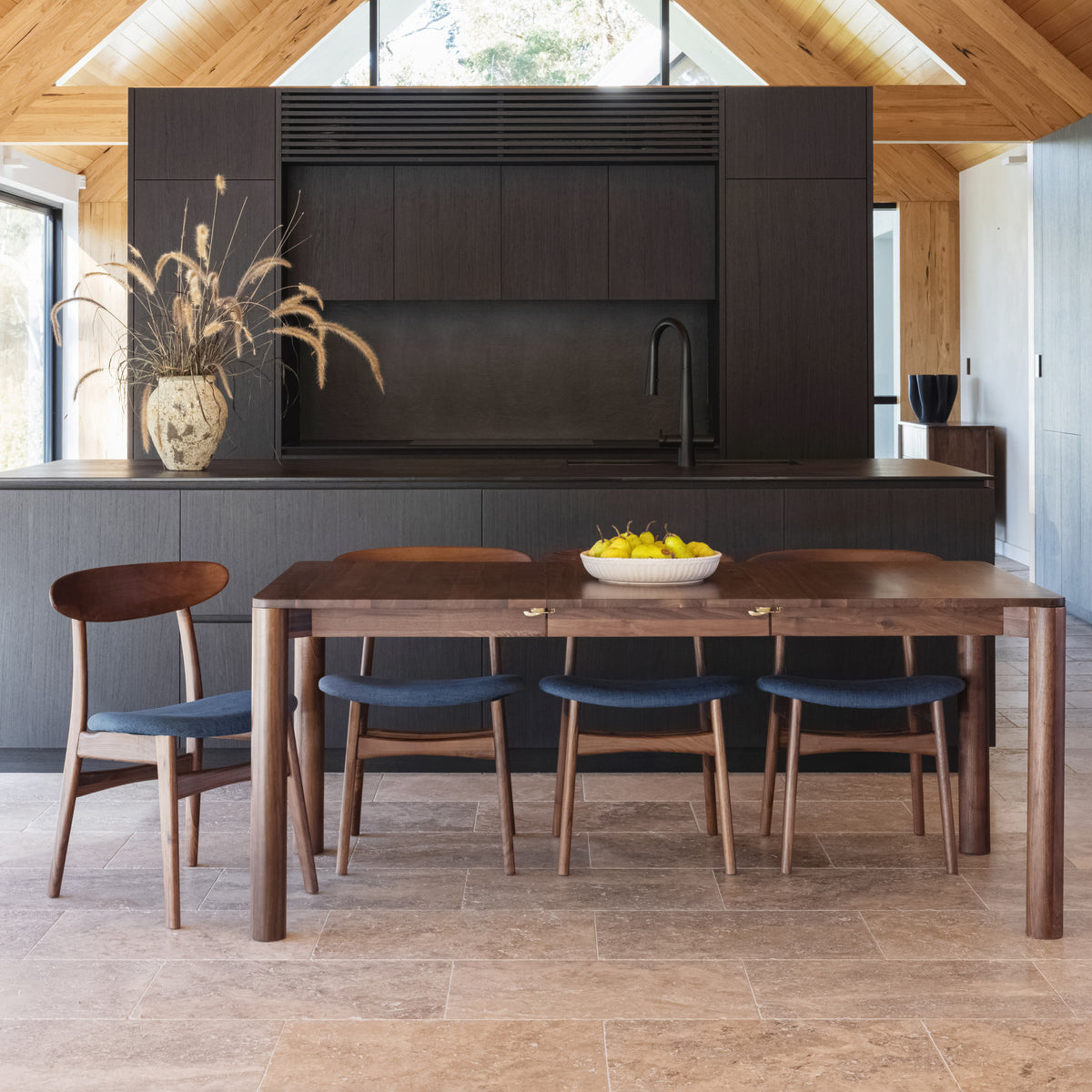 olivia-extendable-130-180cm-dining-table-magnus-dining-chair-walnut-chambray-blue-fabric--SHARED--lifestyle-2-sq