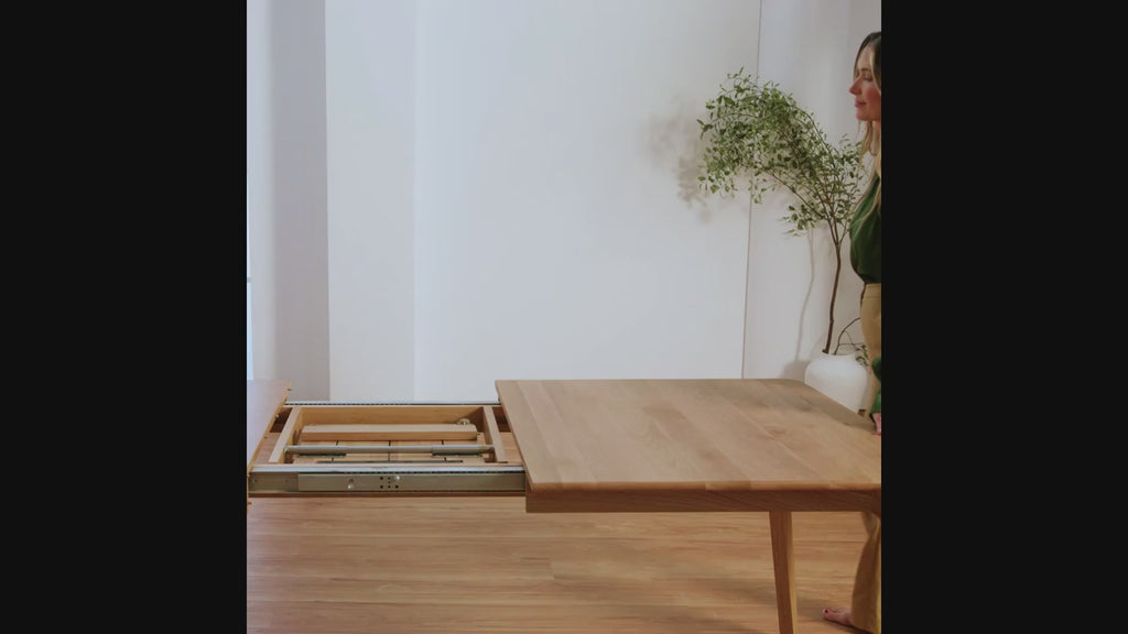 Magnus Dining Table Extendable 71-91" x 39" Solid American Oak