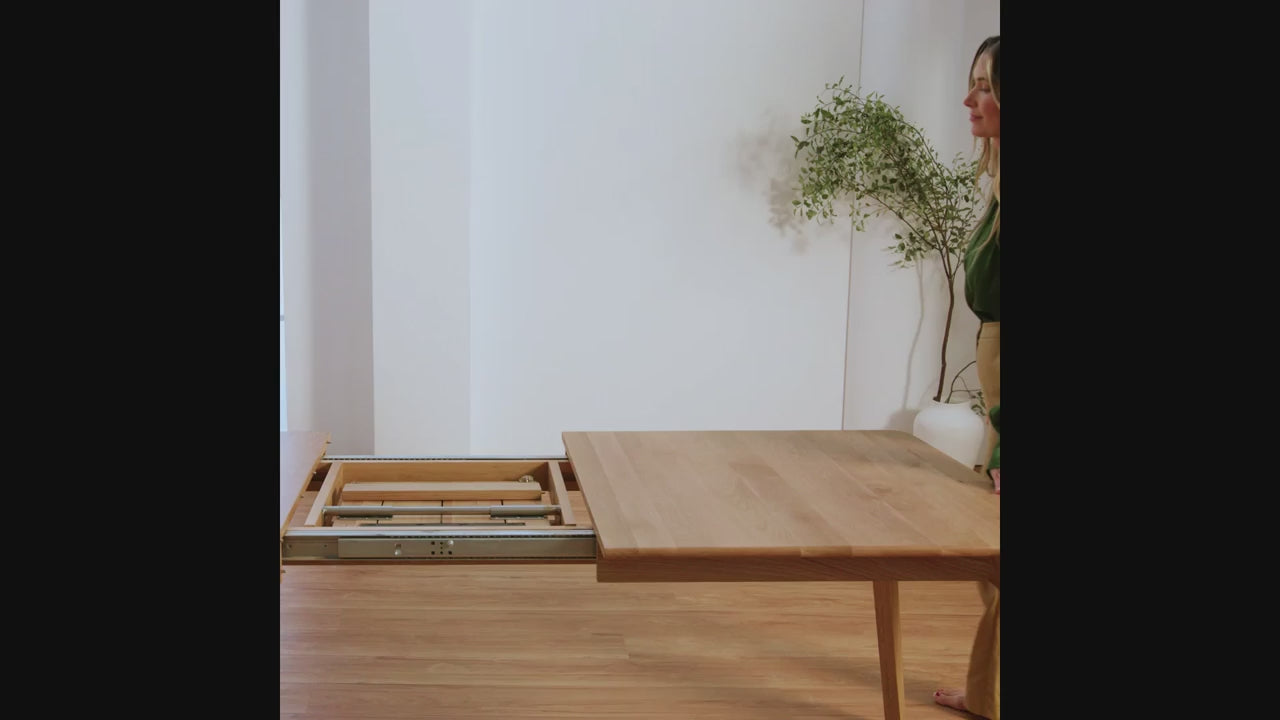 Magnus Dining Table Extendable 71-91" x 39" Solid American Oak