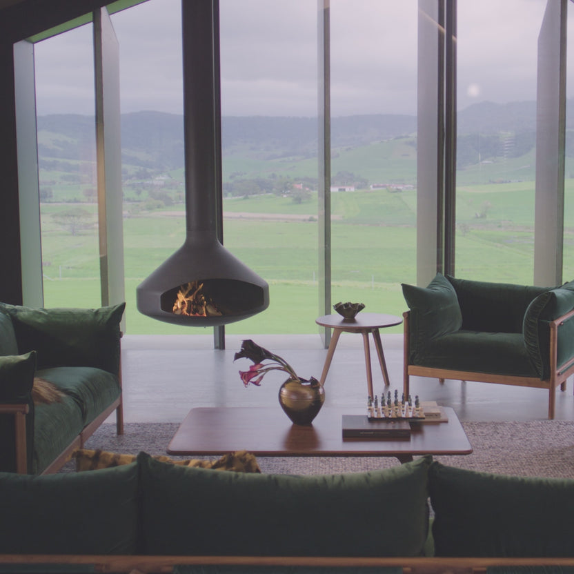 Olivia Armchair Solid American Walnut