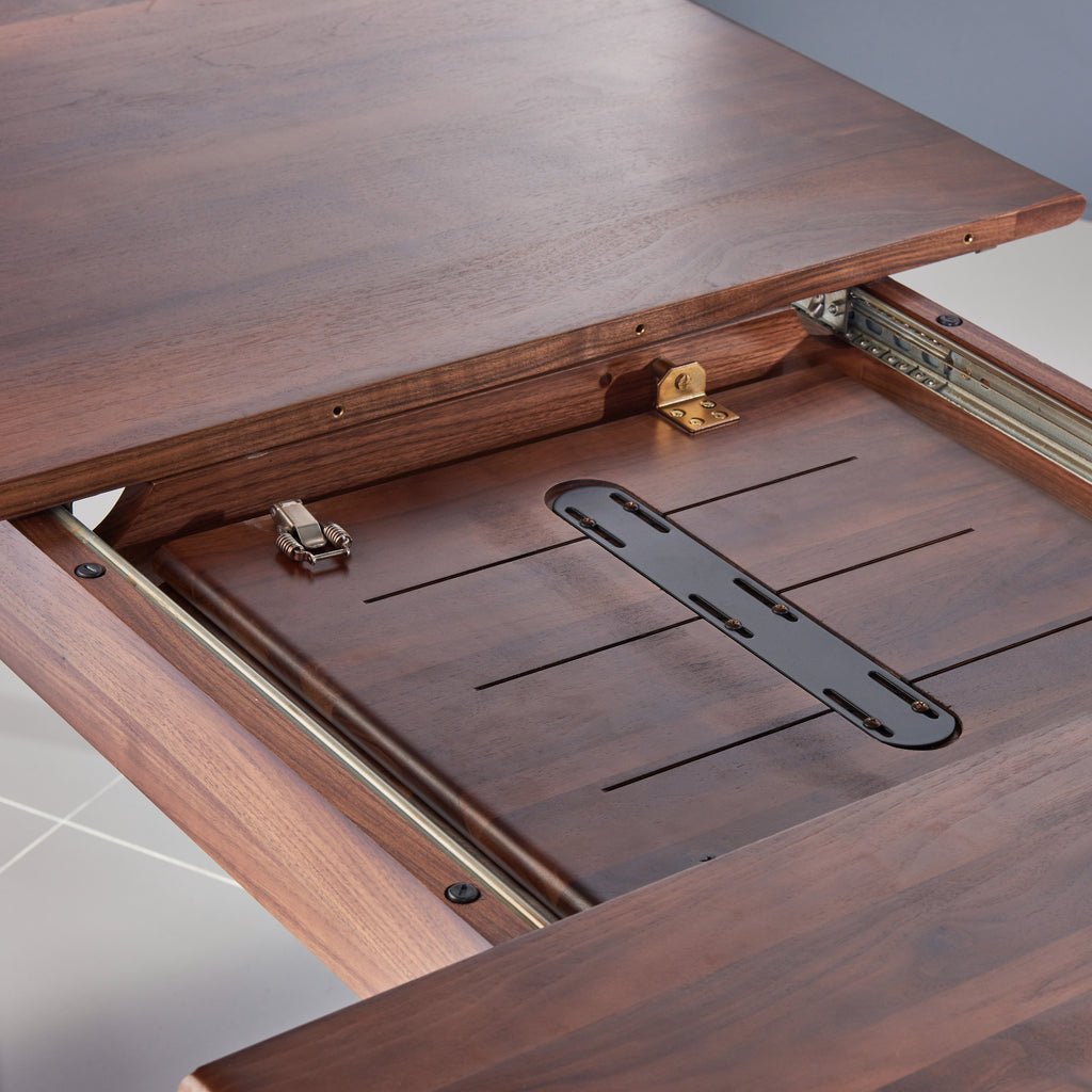 Solid Walnut Extension Dining Table - Magnus | IconByDesign