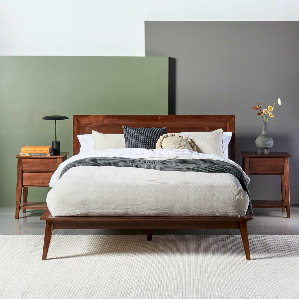 Solid Walnut Bed Frame | Bed Frames - IconByDesign